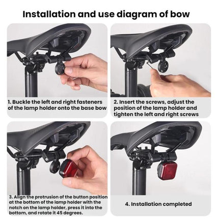 Bicycle Charging Taillights Smart Brake Sensing Taillights Night Riding Waterproof Warning Lights - DealBuddy