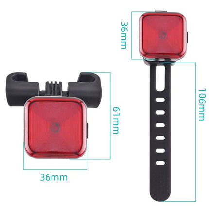Bicycle Charging Taillights Smart Brake Sensing Taillights Night Riding Waterproof Warning Lights - DealBuddy