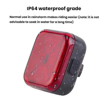 Bicycle Charging Taillights Smart Brake Sensing Taillights Night Riding Waterproof Warning Lights - DealBuddy