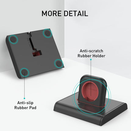 For Apple Watch / Earphone AhaStyle PT117-1 Charging Dock Plastic Storage Stand Without Charger - DealBuddy