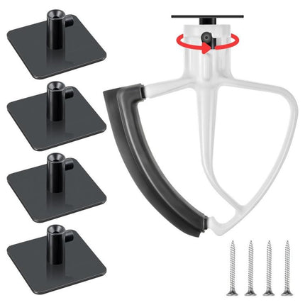 Universal Stand Mixer Attachments Holders Storage Hook Accessory Organizer, 4pcs, 4pcs White - DealBuddy
