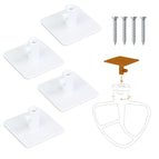 4pcs White
