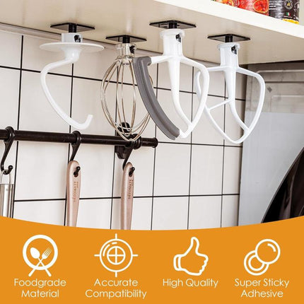 Universal Stand Mixer Attachments Holders Storage Hook Accessory Organizer, 4pcs, 4pcs White - DealBuddy