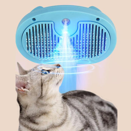 Pet Blue Light Antibacterial Spray Massage Knot Comb - DealBuddy