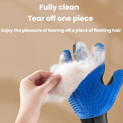 Pet Bath Cleaning Cat Gloves With Spray Bottle - DealBuddy
