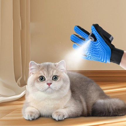 Pet Bath Cleaning Cat Gloves With Spray Bottle - DealBuddy