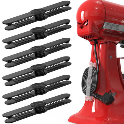 AhaStyle DD-06 6pcs Kitchen Self-Adhesive Cable Organizer Cable Holder