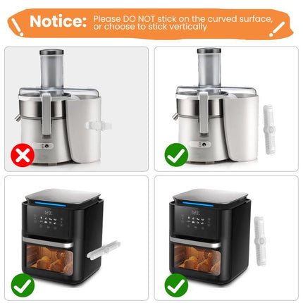 AhaStyle DD-06 6pcs Kitchen Self-Adhesive Cable Organizer Cable Holder