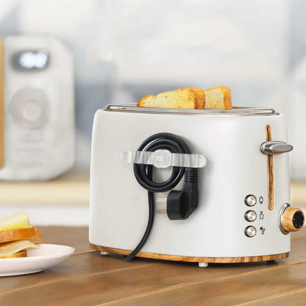 AhaStyle DD-06 6pcs Kitchen Self-Adhesive Cable Organizer Cable Holder