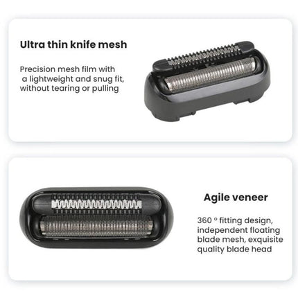 For BRAUN B20MB/5603/M1011Y/M1011K Electric Shaver Replacement Blade