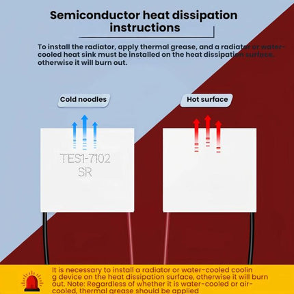 TES1-7102 Miniature Small Power Semiconductor Refrigeration Chip