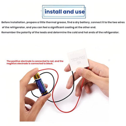 TES1-7102 Miniature Small Power Semiconductor Refrigeration Chip