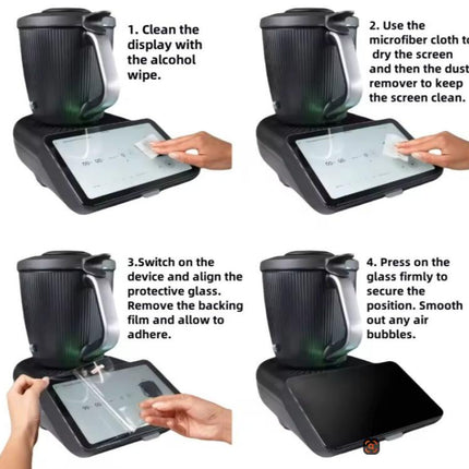 For Thermomix TM7 Tempered Glass Screen Protector Chef Machine Accessories