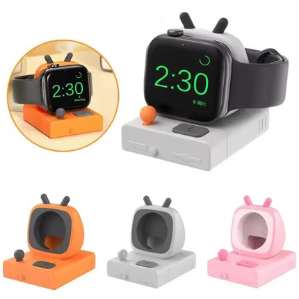 For Apple Watch Desktop Stand Silicone Base, Without Charger - DealBuddy