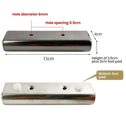 3cm Thick Stainless Steel Sofa Support Heightening Pad