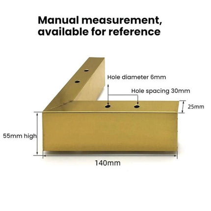 5.5cm Sofa Legs Stainless Steel Heightened Nightstand Support Legs