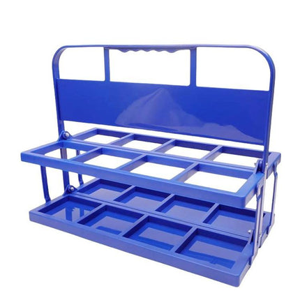 8 Holes Folding Wine Rack Portable Beverage Basket Sports Water Bottle Holder