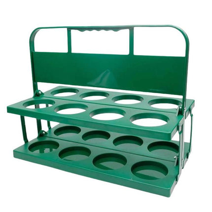 8 Holes Folding Wine Rack Portable Beverage Basket Sports Water Bottle Holder