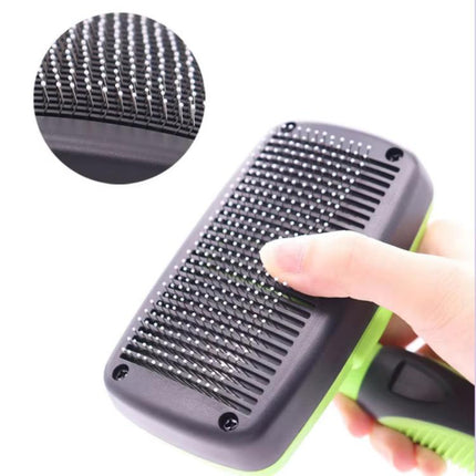 Pet Deshedding Brush for Cats & Dogs 1-Click Release Hair Remover Tool Grooming Brush, Small, Large - DealBuddy