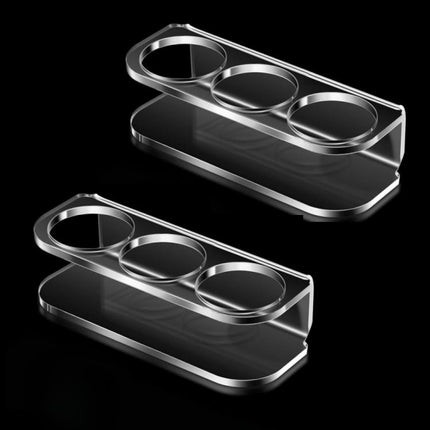 3-Hole Acrylic Tabletop Bottle Storage Stand