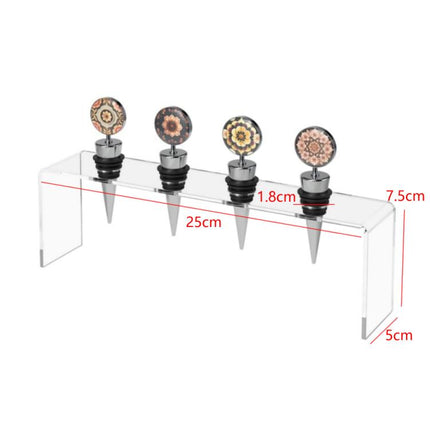 Acrylic Wine Bottle Cork Storage and Display Stand, YX184 1pc, YX184 2pcs /Set - DealBuddy