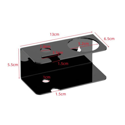 Bathroom Wall Acrylic Razor Storage Stand