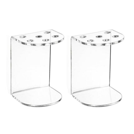 6-Hole Acrylic Scissor Barber Tool Storage Display Stand