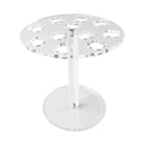 11-Hole Acrylic Wall-Mounted Scissor Barber Tool Storage Display Stand