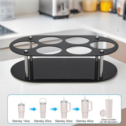 Desktop Water Bottle Storage Stand