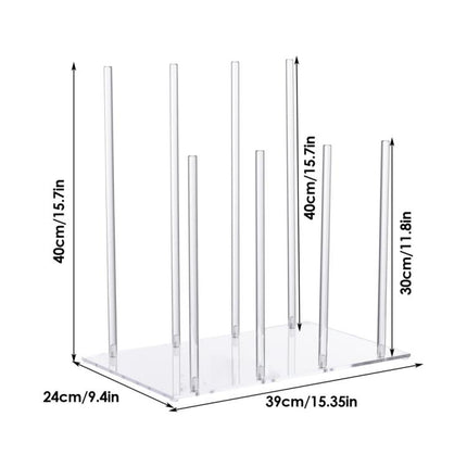 Acrylic High Boot Storage Stand