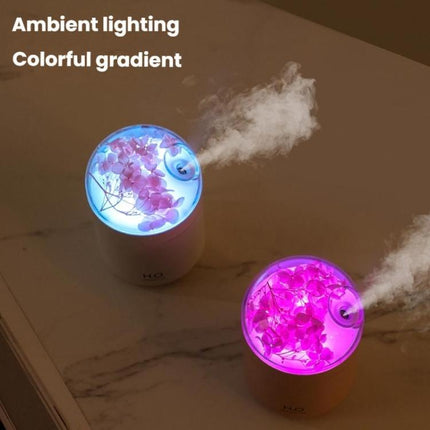 WT18 Flower Humidifier USB Desktop Office Bedroom Hydrating Atomizer