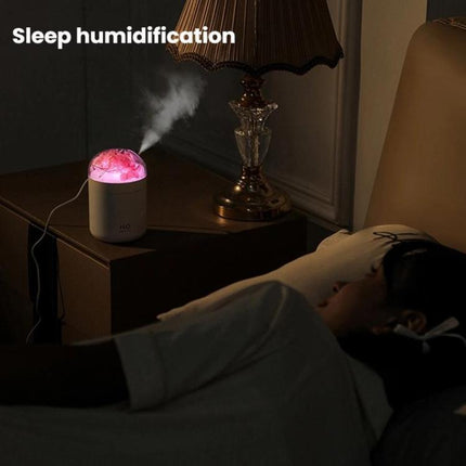 WT18 Flower Humidifier USB Desktop Office Bedroom Hydrating Atomizer