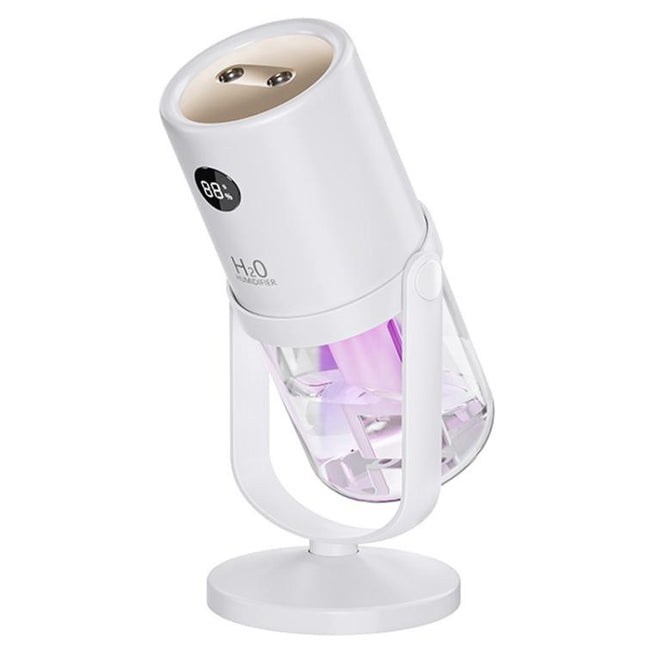 WT35 Antibacterial Dual Spray Humidifier Detachable Stand Desktop Silent Hydrating Atomizer