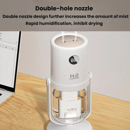 WT35 Antibacterial Dual Spray Humidifier Detachable Stand Desktop Silent Hydrating Atomizer