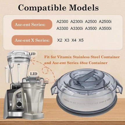 For Vitamix Ascent A2500/A2300 Water Bottle Lids