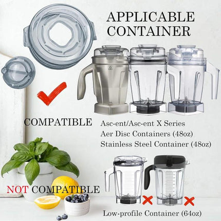 For Vitamix Ascent A2500/A2300 Water Bottle Lids
