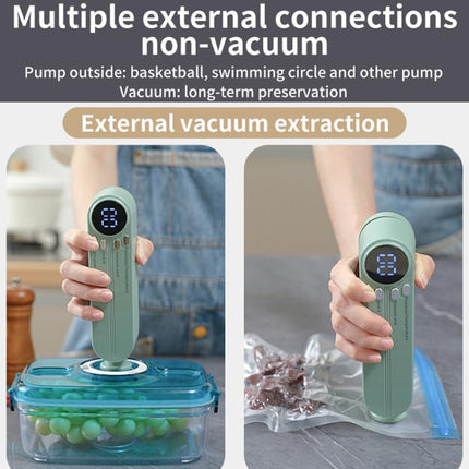 Wireless Automatic Vacuum Sealer Machine Portable Food Preservation Plastic Sealing Vacuum Machine - DealBuddy