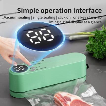 Wireless Automatic Vacuum Sealer Machine Portable Food Preservation Plastic Sealing Vacuum Machine - DealBuddy