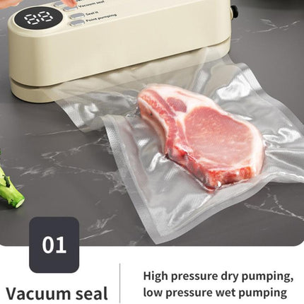 Wireless Automatic Vacuum Sealer Machine Portable Food Preservation Plastic Sealing Vacuum Machine - DealBuddy