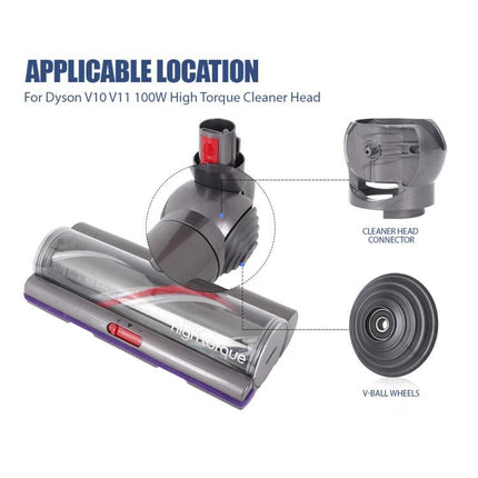 For Dyson V15/V11/V10/G5 100W High Torque Cleaner Head V-Ball Connector Replacement Parts
