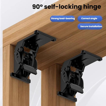 90-degree Self-Locking Folding Hinge Table Chair Bed Leg Foldable Support Brackets