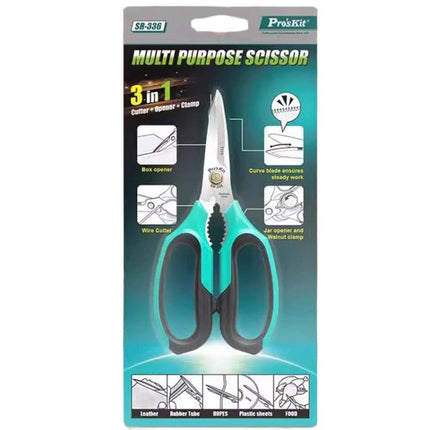 Multifunctional Stainless Steel Universal Scissors, ProsKit SR-336, ProsKit SR-338, ProsKit SR-339 - DealBuddy