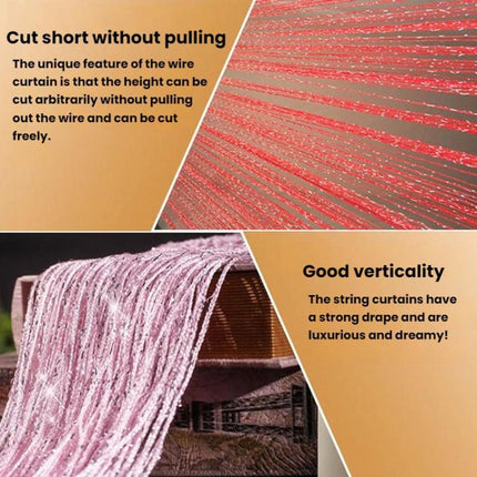 Dense Tassel Door Curtain Home Living Room Partition Decorative Curtain