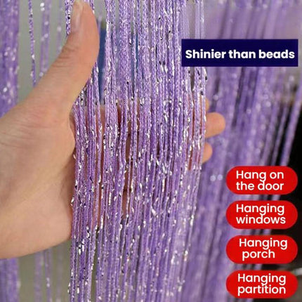 Dense Tassel Door Curtain Home Living Room Partition Decorative Curtain