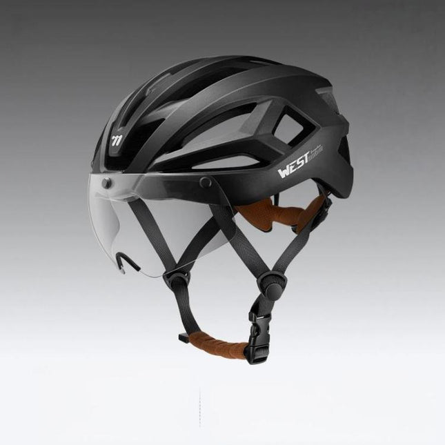 WEST BIKING Lightweight Bike Helmet with Magnetic Visor for Road & Mountain Cycling - DealBuddy