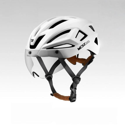 WEST BIKING Lightweight Bike Helmet with Magnetic Visor for Road & Mountain Cycling - DealBuddy