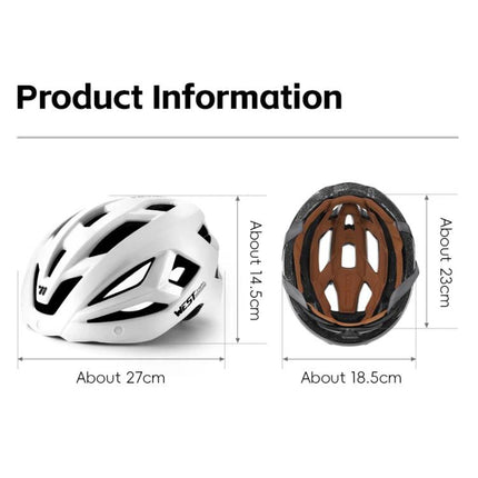 WEST BIKING Lightweight Bike Helmet with Magnetic Visor for Road & Mountain Cycling - DealBuddy