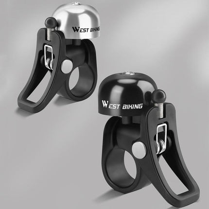 WEST BIKING YP0706058 Bicycle Aluminum Bell Folding Bike Mountain Bike Riding Bell Equipment - DealBuddy