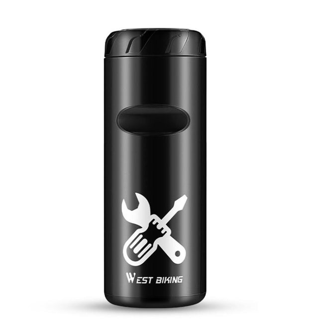WEST BIKING Portable Bicycle Tools Box Bike Repair Tool Storage Capsule For Bottle Cage Mount - DealBuddy