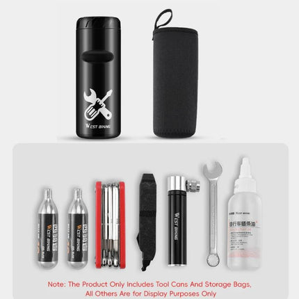 WEST BIKING Portable Bicycle Tools Box Bike Repair Tool Storage Capsule For Bottle Cage Mount - DealBuddy